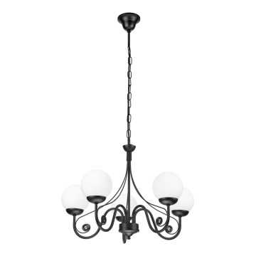 Brilagi - LED Люстра на цепи COTTAGE 5xG9/40W/230V черный/белый