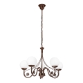 Brilagi - LED Люстра на цепи COTTAGE 5xG9/40W/230V коричневый/белый