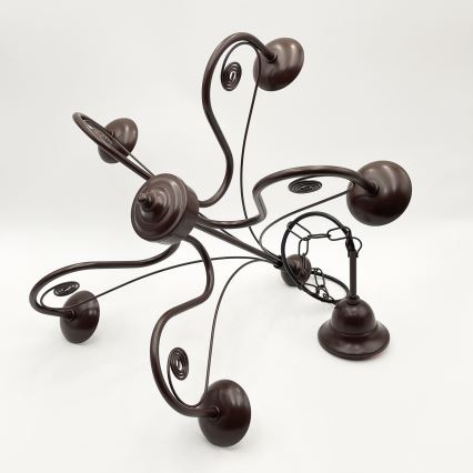 Brilagi - LED Люстра на цепи COTTAGE 5xG9/40W/230V коричневый/белый