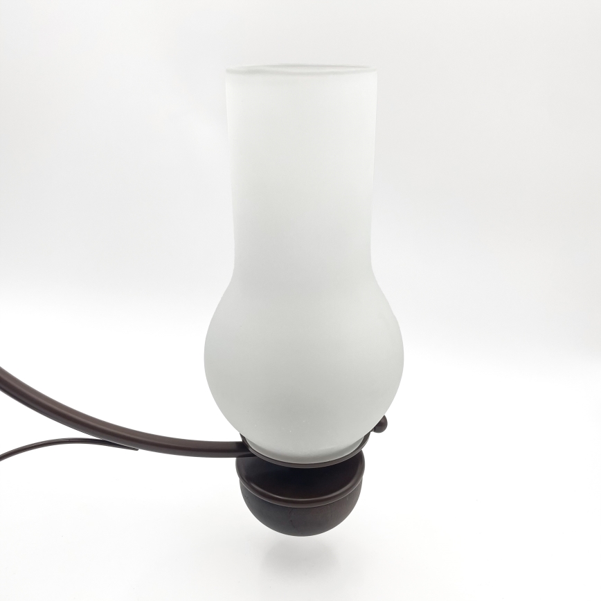 Brilagi - LED-люстра на ланцюгу COTTAGE 3xE14/40W/230V бук/коричневий/білий