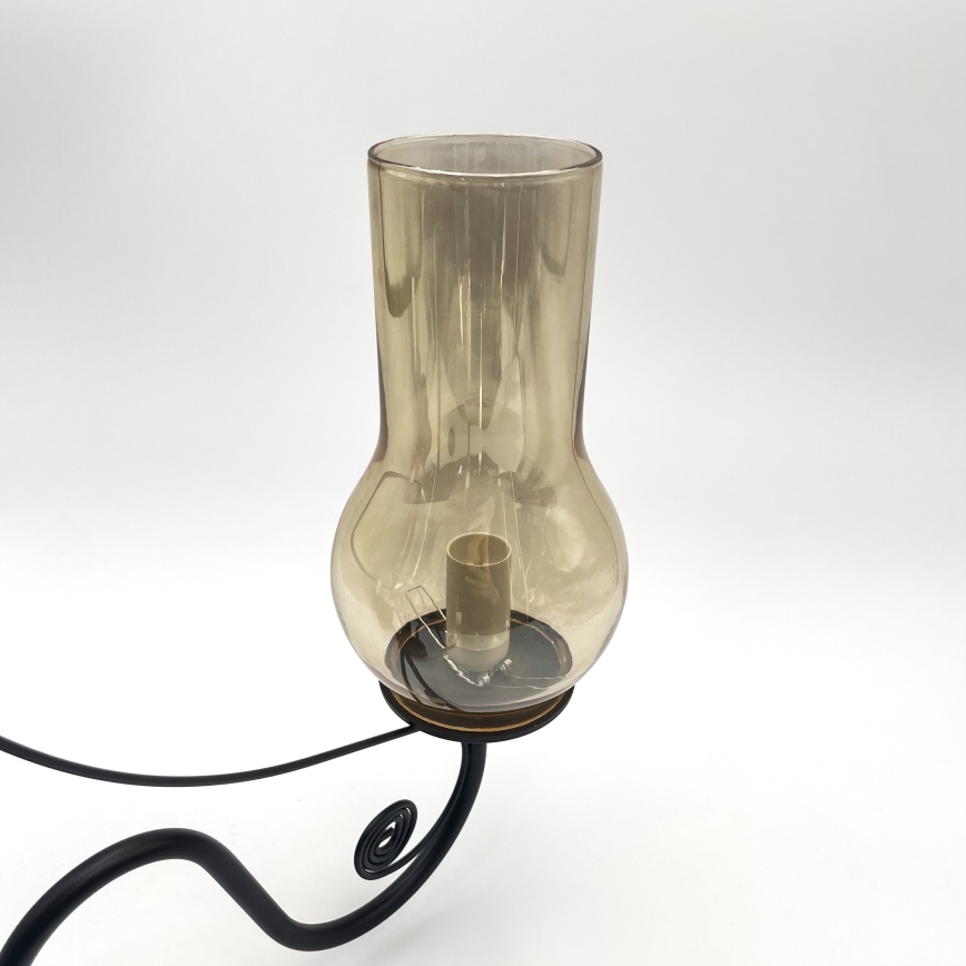 Brilagi - LED Люстра на ланцюгу COTTAGE 3xE14/40W/230V чорний/коричневий