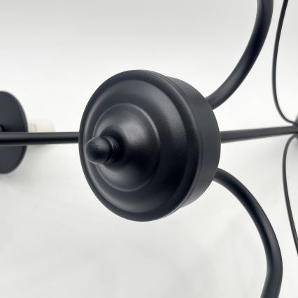 Brilagi - LED Люстра на ланцюгу COTTAGE 3xE14/40W/230V чорний/коричневий