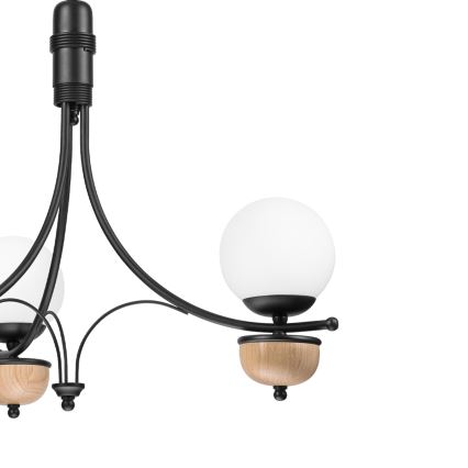 Brilagi - LED Люстра на ланцюгу COTTAGE 3xG9/40W/230V бук/білий