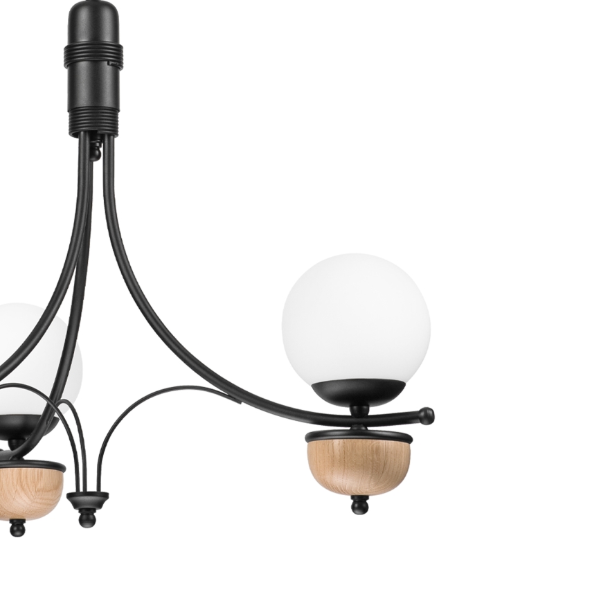Brilagi - LED Люстра на ланцюгу COTTAGE 3xG9/40W/230V бук/білий