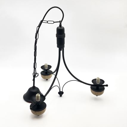 Brilagi - LED Люстра на ланцюгу COTTAGE 3xG9/40W/230V бук/білий