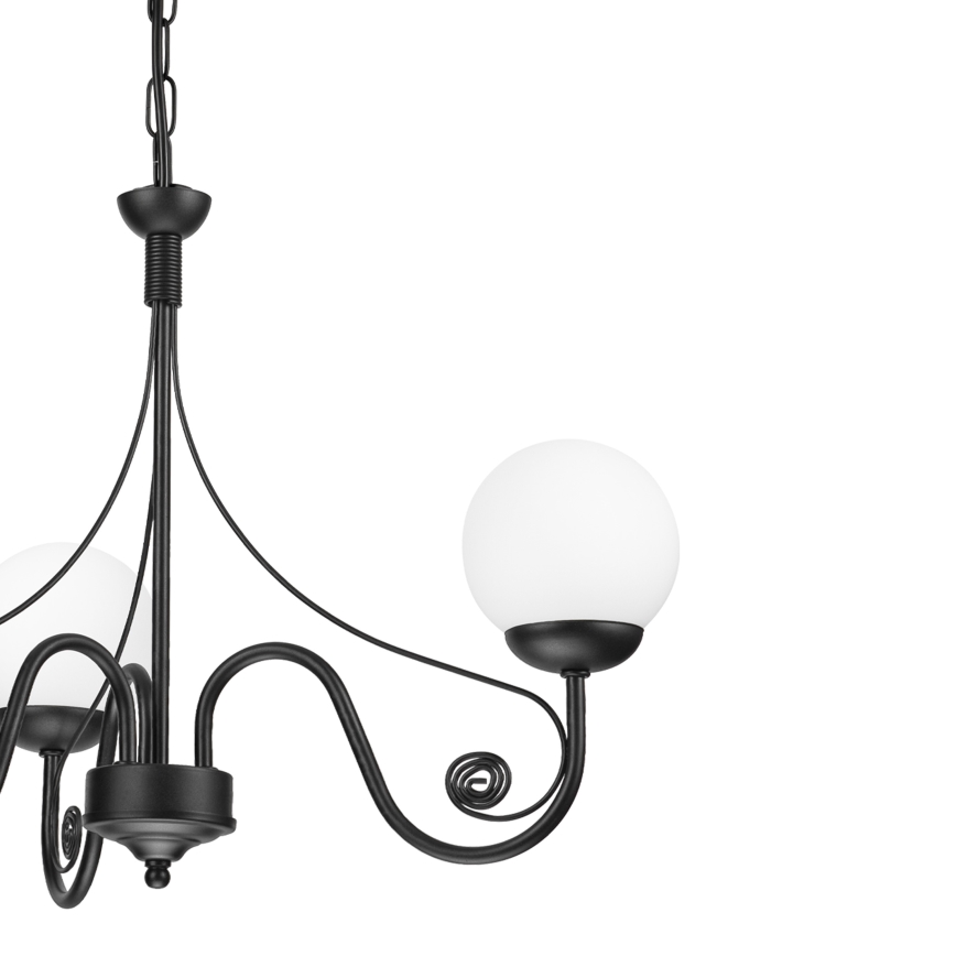 Brilagi - LED Люстра на ланцюгу COTTAGE 3xG9/40W/230V чорний/білий
