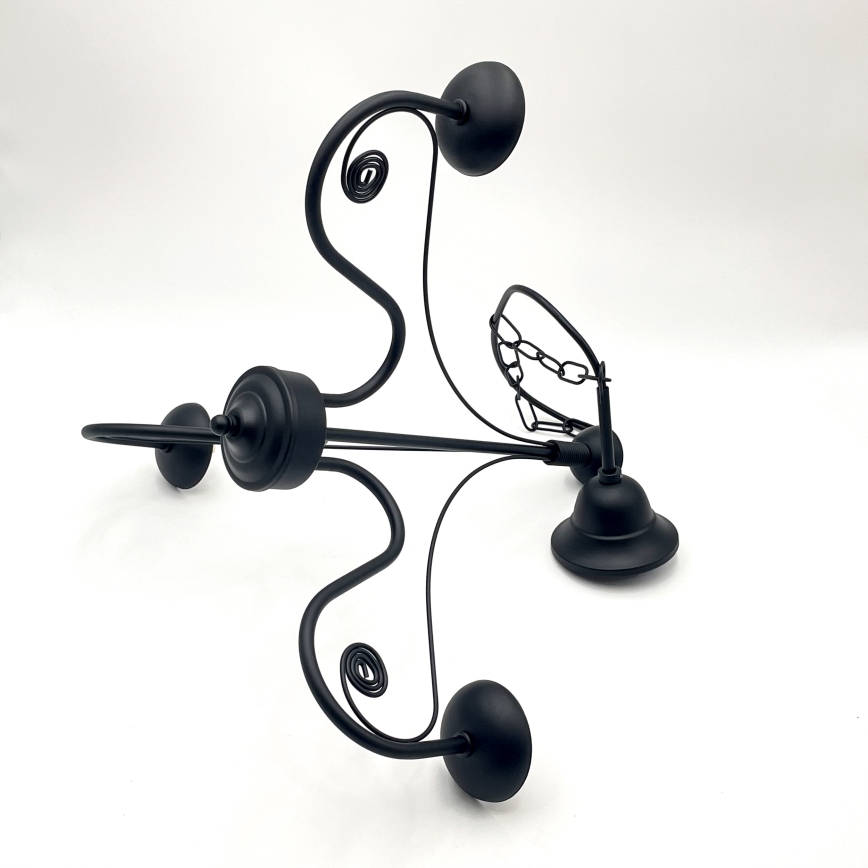 Brilagi - LED Люстра на ланцюгу COTTAGE 3xG9/40W/230V чорний/білий