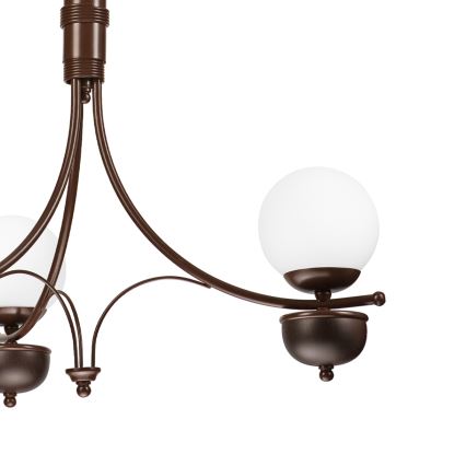 Brilagi - LED Люстра на ланцюгу COTTAGE 3xG9/40W/230V дуб/білий
