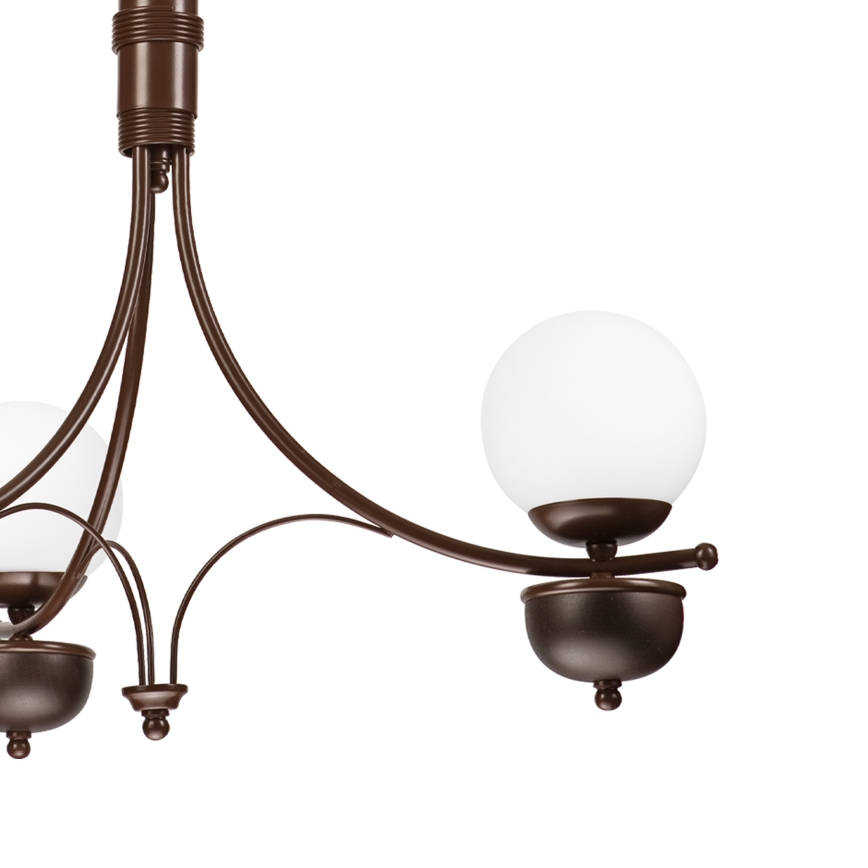 Brilagi - LED Люстра на ланцюгу COTTAGE 3xG9/40W/230V дуб/білий