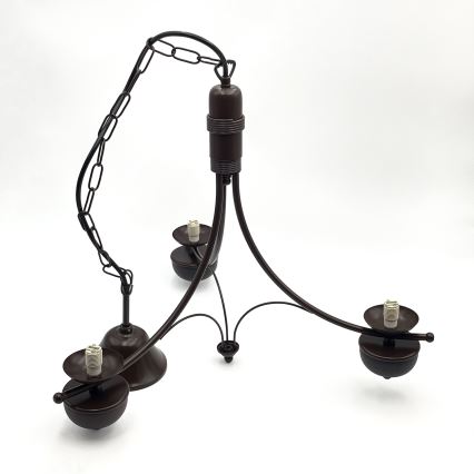 Brilagi - LED Люстра на ланцюгу COTTAGE 3xG9/40W/230V дуб/білий