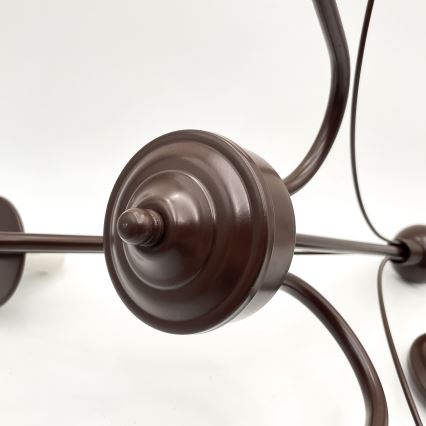 Brilagi - LED Люстра на ланцюгу COTTAGE 3xG9/40W/230V коричневий/білий