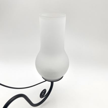 Brilagi - LED Люстра на ланцюгу COTTAGE 5xE14/40W/230V чорний/білий