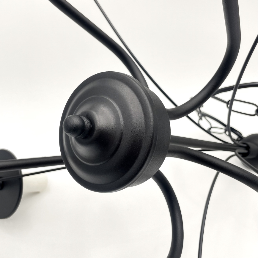 Brilagi - LED Люстра на ланцюгу COTTAGE 5xE14/40W/230V чорний/білий