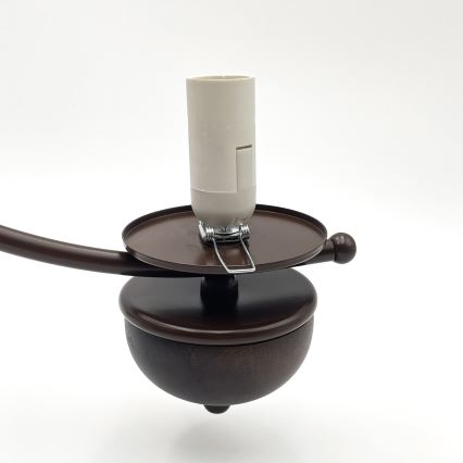 Brilagi - LED Люстра на ланцюгу COTTAGE 5xE14/40W/230V дуб/коричневий