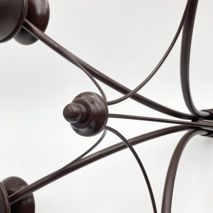 Brilagi - LED Люстра на ланцюгу COTTAGE 5xE14/40W/230V дуб/коричневий