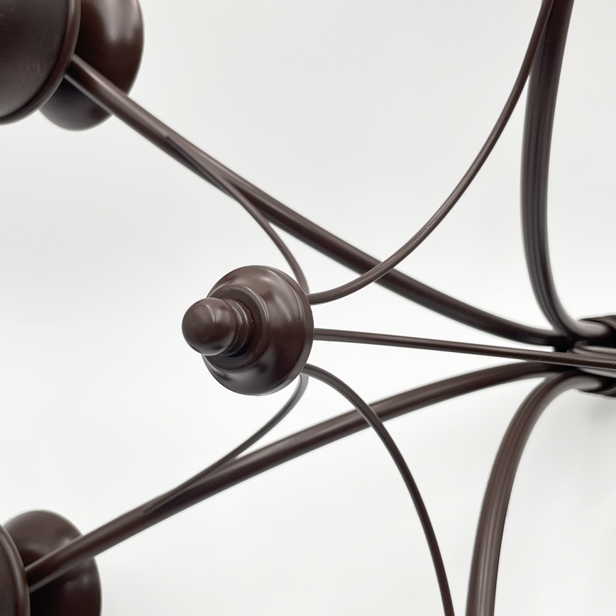 Brilagi - LED Люстра на ланцюгу COTTAGE 5xE14/40W/230V дуб/коричневий