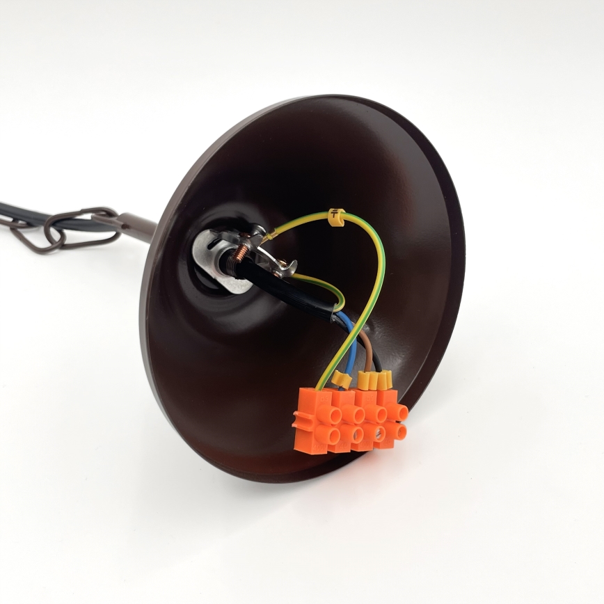 Brilagi - LED Люстра на ланцюгу COTTAGE 5xE14/40W/230V дуб/коричневий