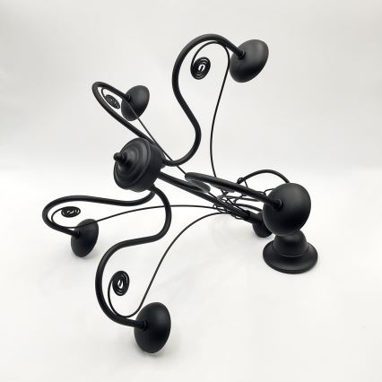 Brilagi - LED Люстра на ланцюгу COTTAGE 5xG9/40W/230V чорний/білий