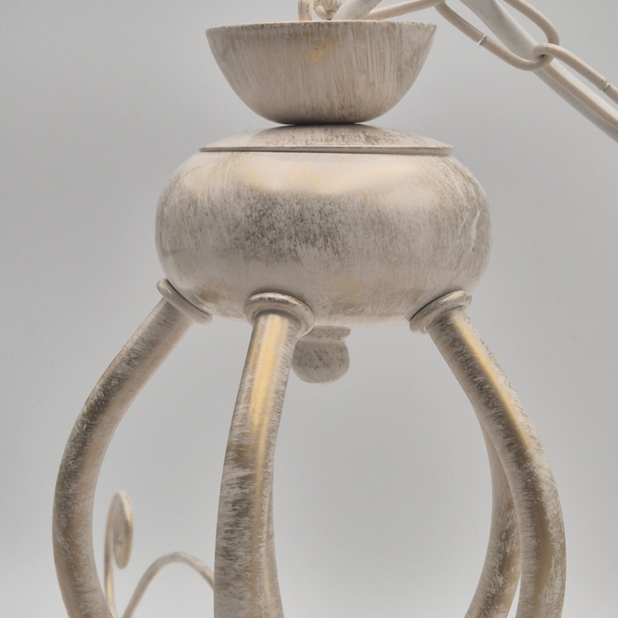 Brilagi - LED-люстра на ланцюзі ANTICO 5xE27/60W/230V 3000K біла патина