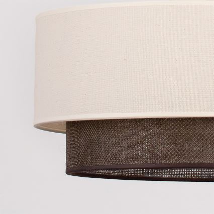 Brilagi - LED-люстра на шнуре в стиле BOHO 1xE27/15W/230V диам. 40 см кремовый/коричневый