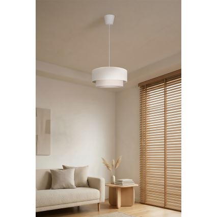 Brilagi - LED люстра на шнурі BOHO ECO 1xE27/10W/230V діаметр 40 см кремова