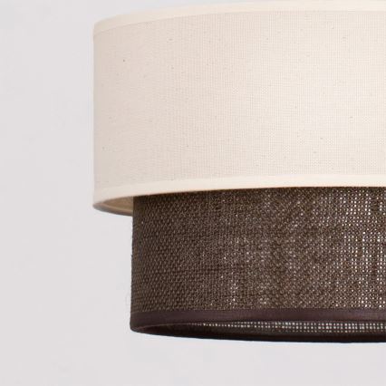 Brilagi - LED люстра на шнурі BOHO STYLE 1xE27/15W/230V, діаметр 25 см, кремовий/коричневий
