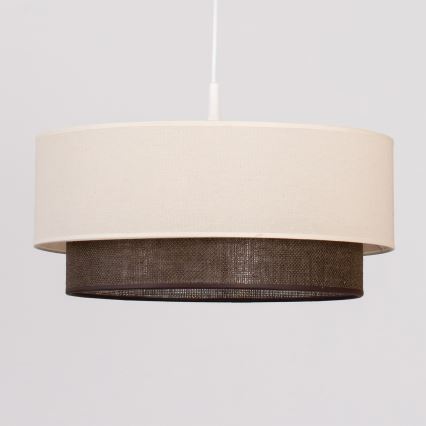 Brilagi - LED-люстра на шнурі BOHO STYLE 1xE27/15W/230V діаметр 40 см кремова/коричнева