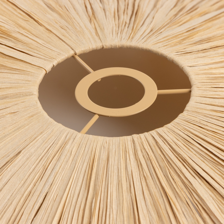 Brilagi - LED-люстра на шнурі CERIA BOHO 1xE27/40W/230V, діаметр 60 см, абажур з рафії