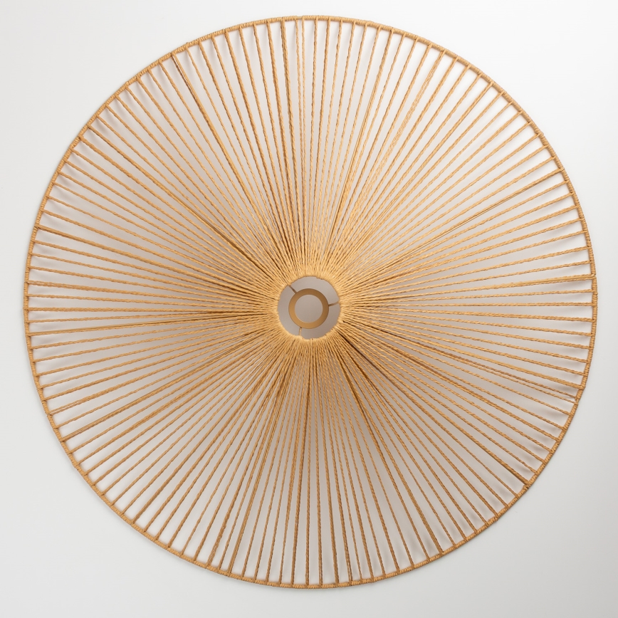 Брілагі - ЛЕД люстра на шнурі СЕРІА БОХО 1xE27/40W/230V Ø 90 см коричнева