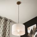Brilagi - LED Люстра на тросе ANTHONY 1xE27/60W/230V дуб орех/белый