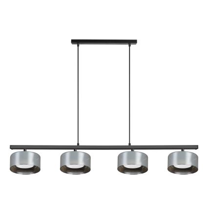 Brilagi - LED Люстра на тросе AURA LUX 4xGX53/30W/230V чёрная/дымчатая