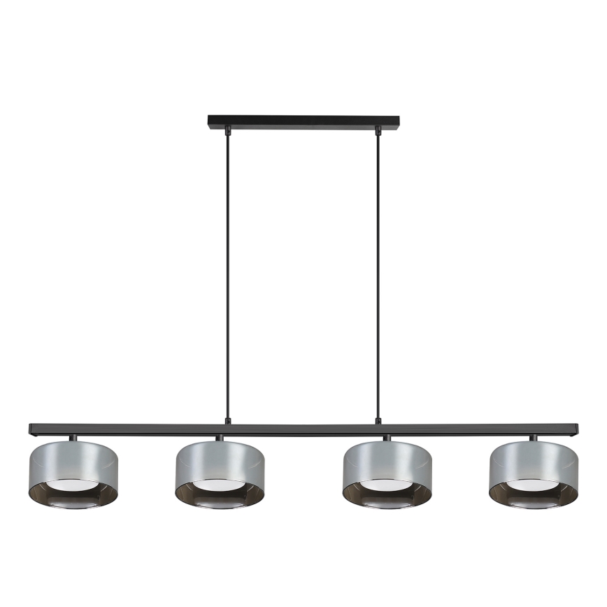 Brilagi - LED Люстра на тросе AURA LUX 4xGX53/30W/230V чёрная/дымчатая