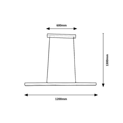 Brilagi - LED-люстра на тросе AXIS LED/30W/230V 120 см белая