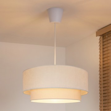 Brilagi - LED-люстра на тросе BOHO ECO 1xE27/10W/230V, Ø 40 см, кремовая