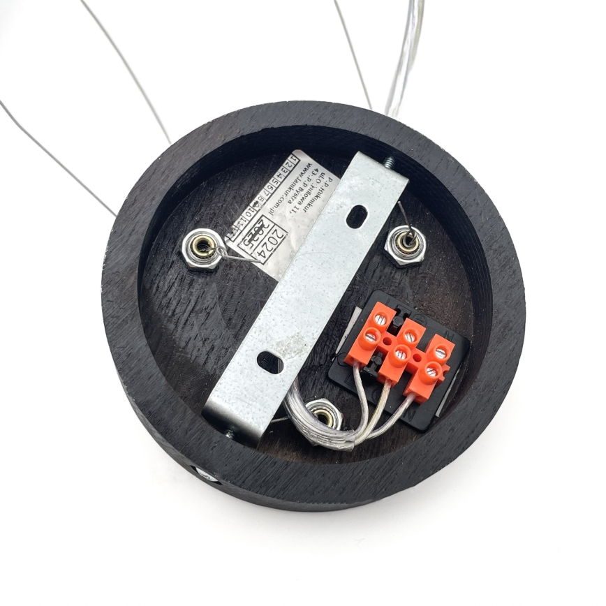 Brilagi - LED-люстра на тросе CARVALHO SMOKEY 3xE27/60W/230V, дуб, диаметр 47,5 см