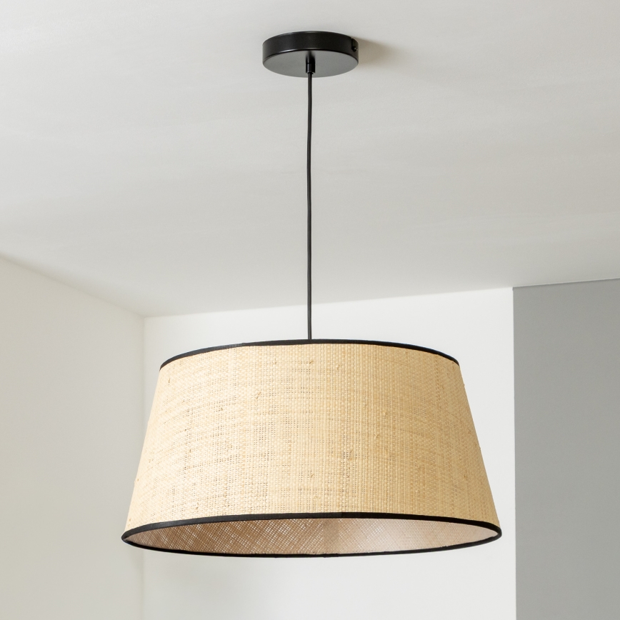 BRILAGI - LED-люстра на тросе CERIA 1xE27/40W/230V, диаметр 50 см, бежевого цвета
