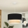 Brilagi - LED-люстра на тросе CERIA 1xE27/40W/230V, диаметр 50 см, черный/бежевый