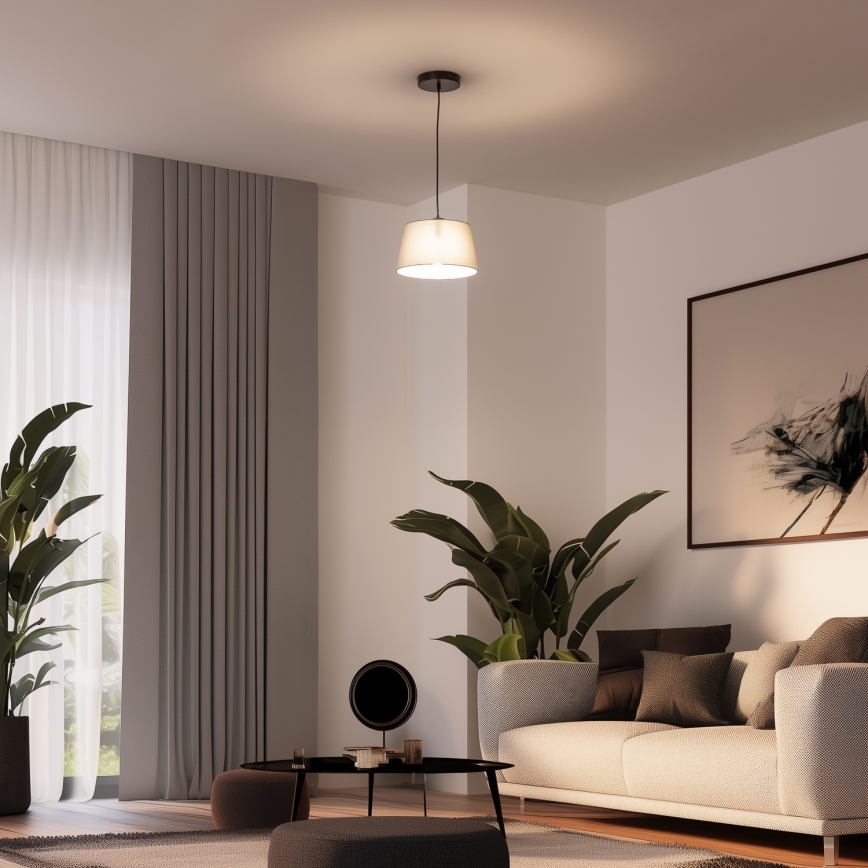 Brilagi - LED-люстра на тросе CERIA 1xE27/40W/230V Ø 25 см серый