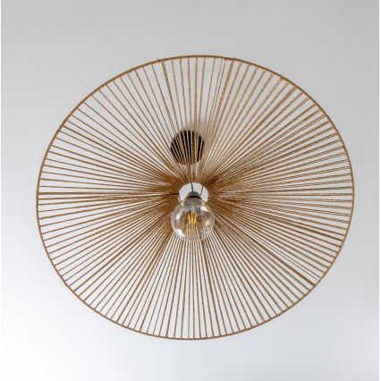 Brilagi - LED-люстра на тросе CERIA BOHO 1xE27/40W/230V диам. 90 см коричневая