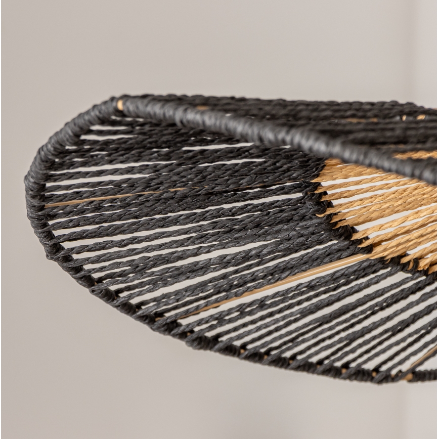 Brilagi - LED-люстра на тросе CERIA BOHO 1xE27/40W/230V, диаметр 80 см, черный/коричневый