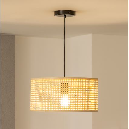 Brilagi - LED-люстра на тросе CERIA BOHO 1xE27/40W/230V Ø 40 см бамбук