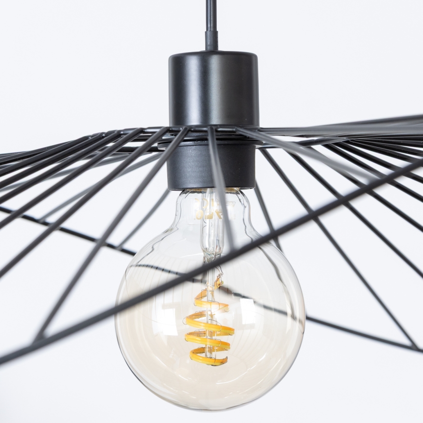 Brilagi - LED-люстра на тросе CERIA WIRE 1xE27/40W/230V 60x80 см черная