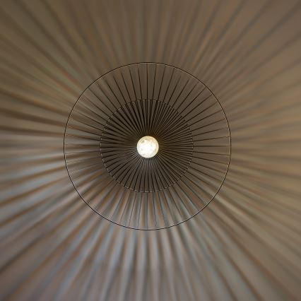 Brilagi - LED-люстра на тросе CERIA WIRE 1xE27/40W/230V, диаметр 60 см, черная