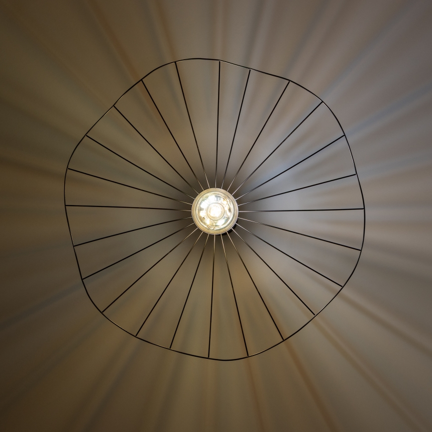 Brilagi - LED люстра на тросе CERIA WIRE 1xE27/40W/230V, диаметр 80 см, чёрная