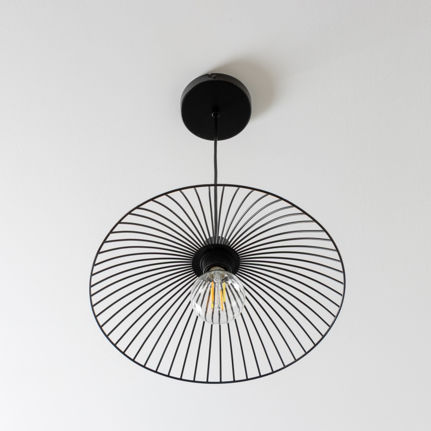 Brilagi - LED-люстра на тросе CERIA WIRE 1xE27/40W/230V Ø 26 см чёрная