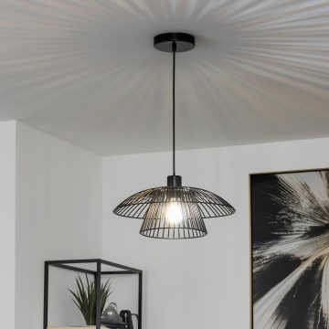 Brilagi - LED-люстра на тросе CERIA WIRE 1xE27/40W/230V Ø 38 см чёрная