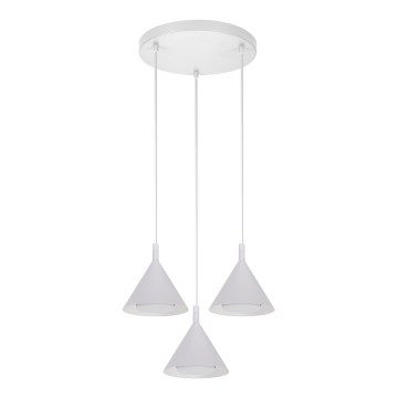 BRILAGI - LED Люстра на тросе CONE TRIPLE ROUND 3xGX53/15W/230V белая