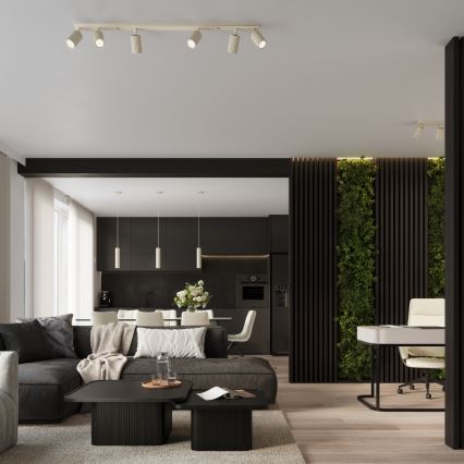 Brilagi - LED люстра на тросе CRESTO 1xGU10/10W/230V кремовая