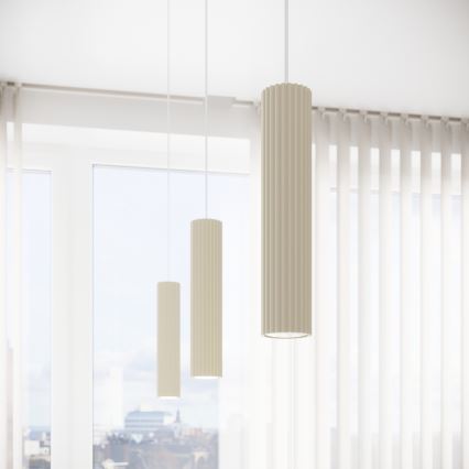 Brilagi - LED люстра на тросе CRESTO 1xGU10/10W/230V кремовая