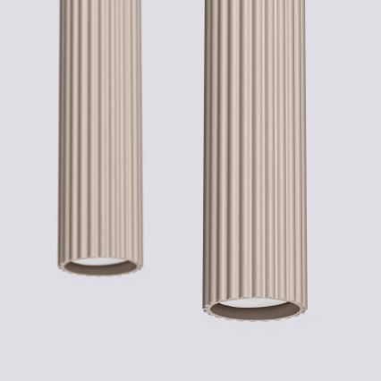 Brilagi - LED-люстра на тросе CRESTO 2xGU10/10W/230V taupe